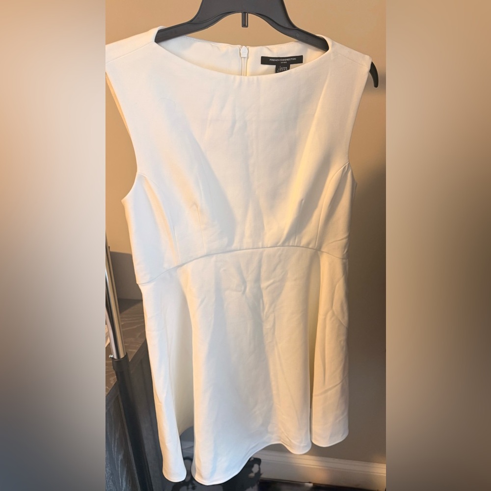 NWT Elegant White Sleeveless Dress 
French Connection 
Size 12
